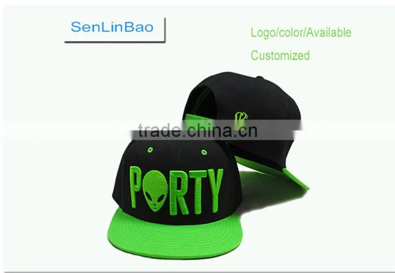 Fashion embroidered snapback hats wholesale