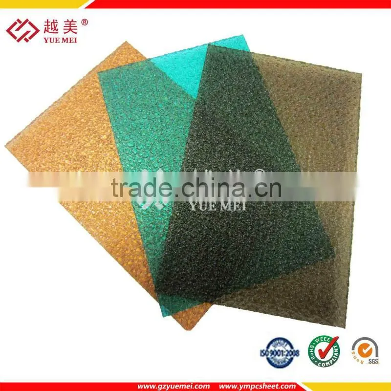 100% virgin material -diamond pc sheet window skylight gates