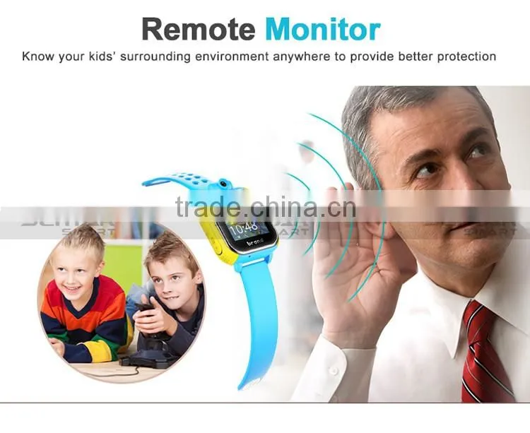 2016 CE/RoHS Wrist Phone For Kids GPS Tracker 3g GPS Phone Watch