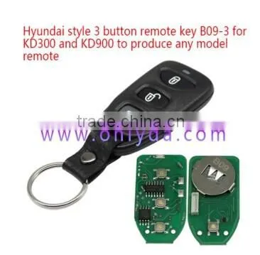3 button remote key B09-3 for KD300 and KD900 to produce any model remote