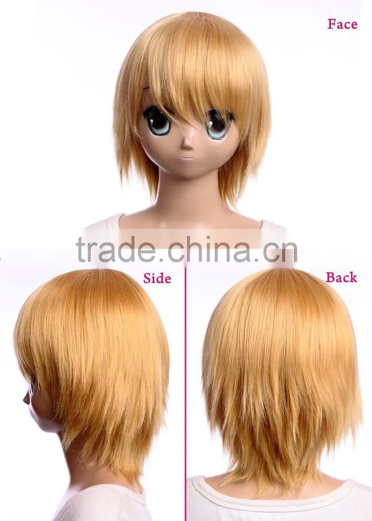 Top quality factory Guangzhou factory cosplay for DuRaRaRa!! Heiwajima Shizuo bald head wig