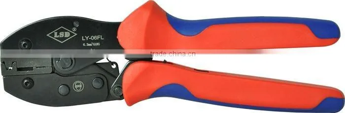 Experience production for 10years good qutails pliers for non-insulated cable links LY-0510TD hand crimping tools