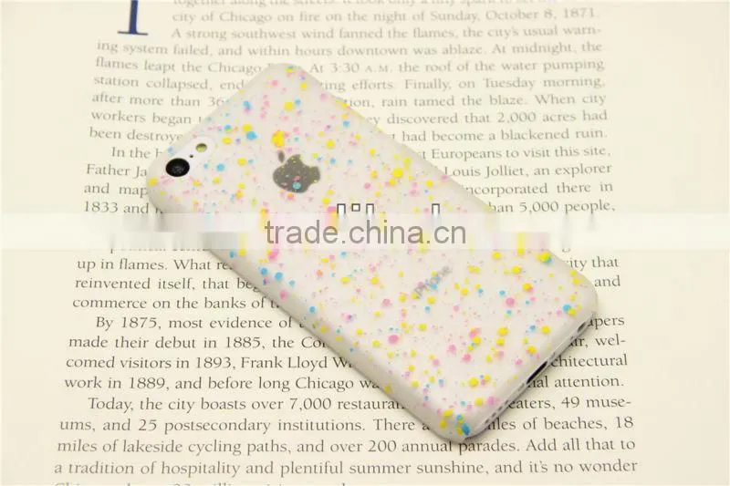 For Apple iPhone 5C New Arrival Ultra Thin Slim LED Flashing Light Up Snow Flower Case