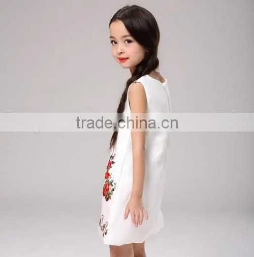 2016 wholesale price new design baby dress child short girl dress baby girl dress patterns