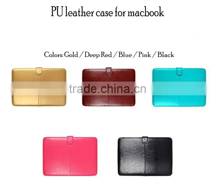 Cheap Price laptop custom universal leather case for macbook