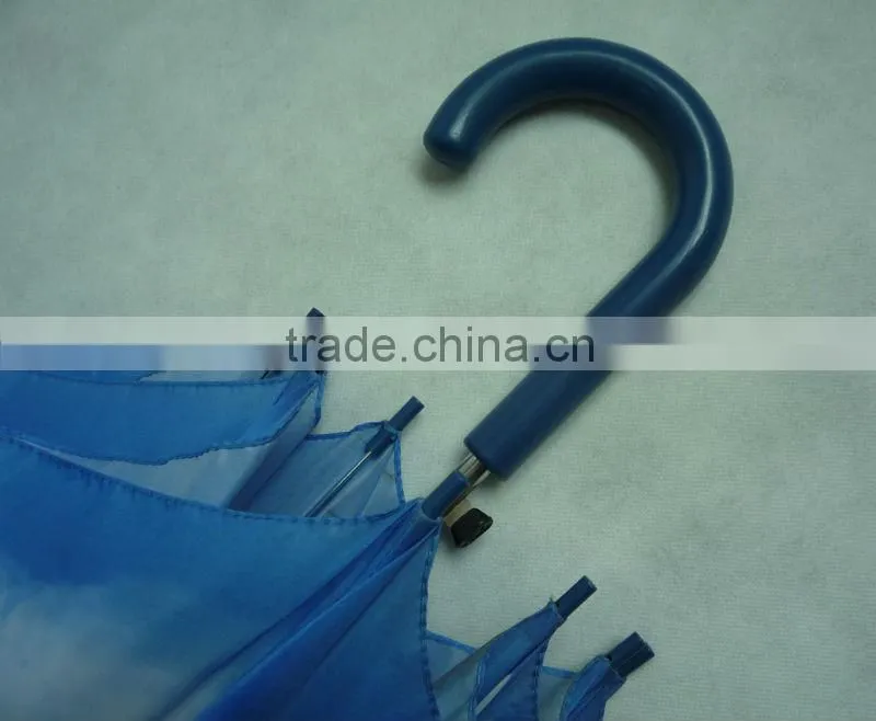 25"x8k hot sale auto open straight cloud umbrella