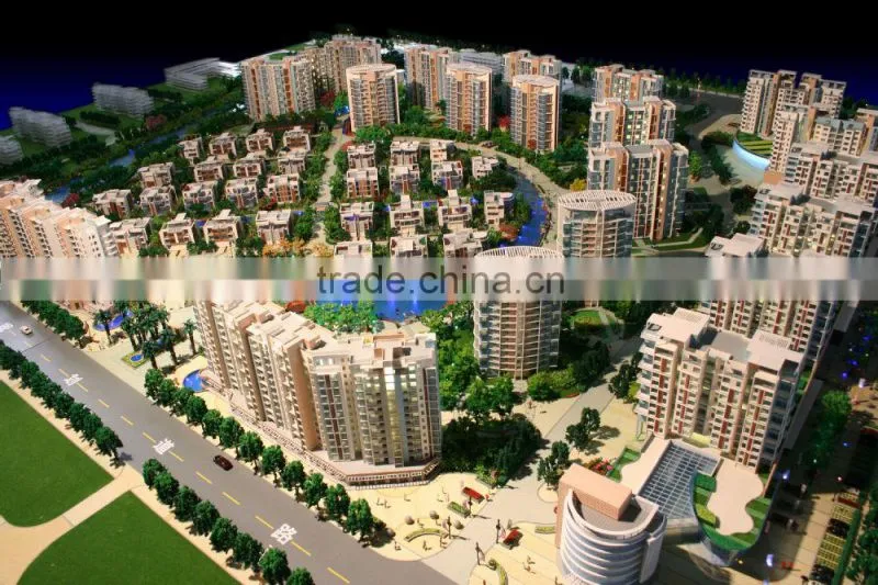 New product plastic miniature architectural model