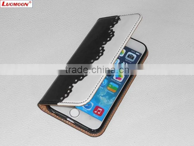 Shining Diamond PU Cell Phone Case for Iphone 5 Iphone 5s