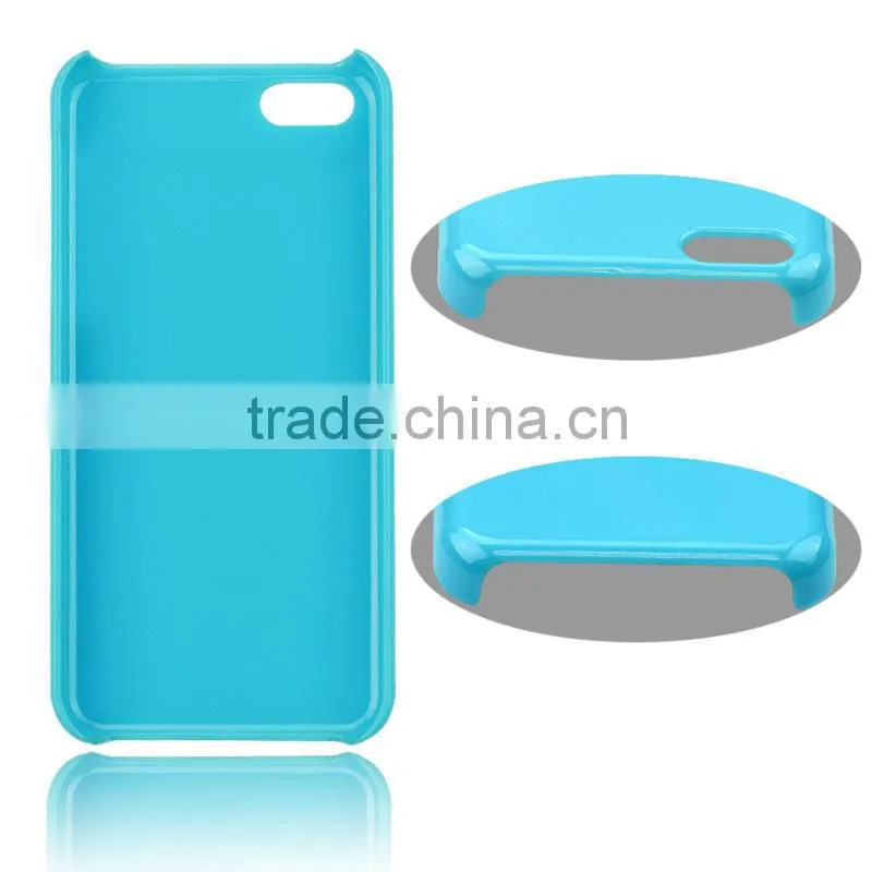 Candy color plastic protective case for iphone 5c
