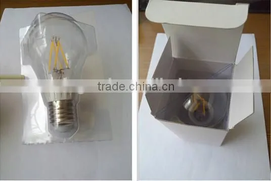 high lumen real power 4w dimmable filament bulb