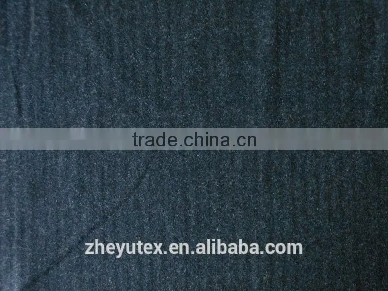 In stock flannel wool fabric with various colors