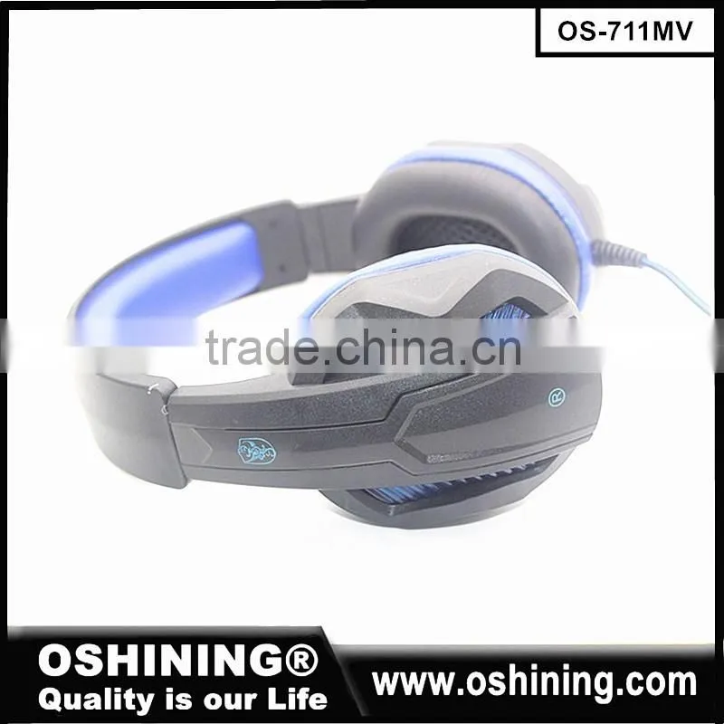 Wholesale New fashion computer gaming headphone with LED (OS-888MV)
