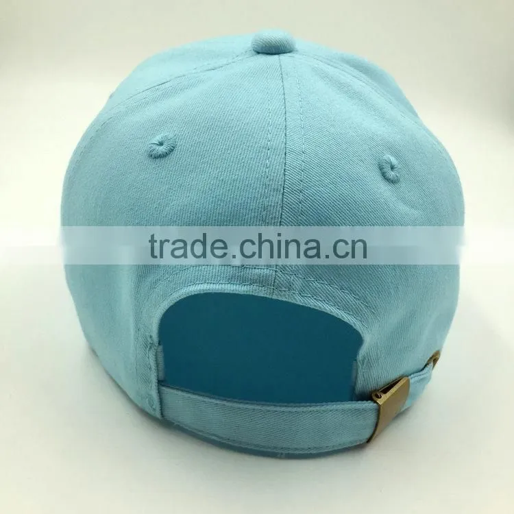 Customized 6 panel 3D Embroidered Baseball Cap manufacture