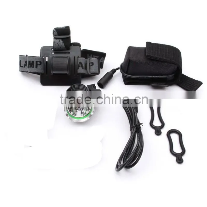 3 Modes Waterproof 2000Lm XM-L2 T6 LED Headlight Headlamp Flashlight Head Torch Light Lamp Bicycle Bike Light Torch set