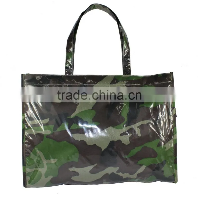2015 latest promotional Camo PVC tote bag