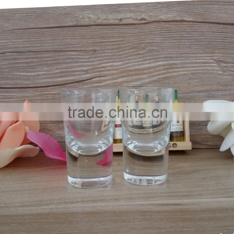 Clear Shot Glass Cup For Spirit , Brandy, Tequila and Vodka