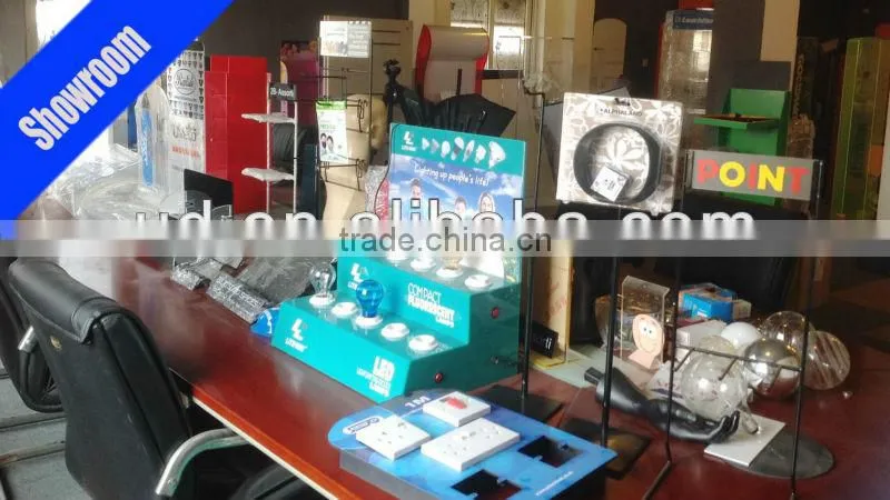 acrylic floor permanent display stand