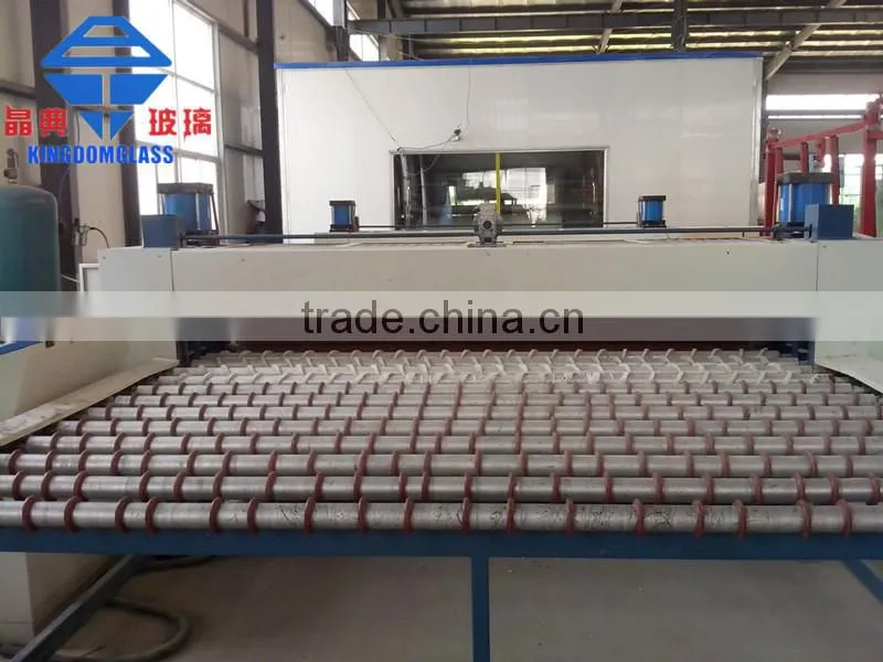 China Radius 860mm Curved Tempered Glass Factory