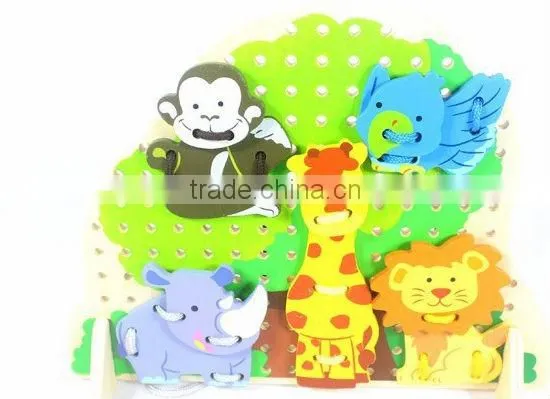 Hot sale item --- the animal lacing game