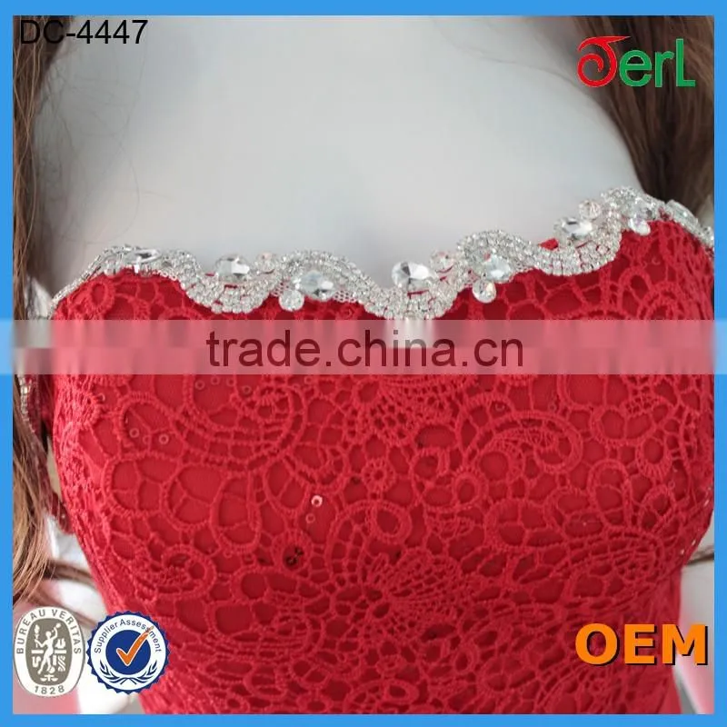 HOT SALE Newest Fashion!crystal glass rhinestone cup chain with good offer