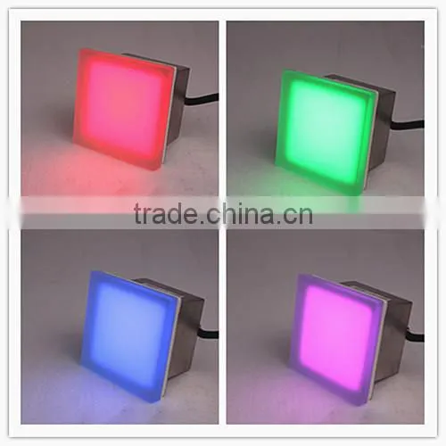 shenzhen 3 years warranty ip67 tough glass concrete outdoor led lighted floor tiles