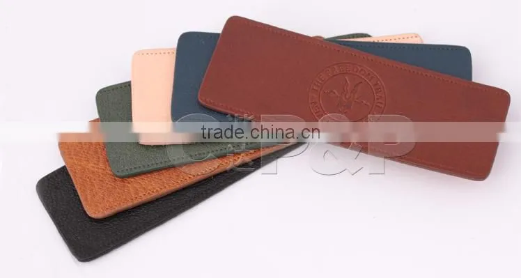 Small leather label for jackets
