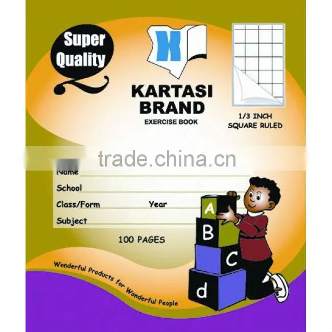 Popular school exercise book for student made in China