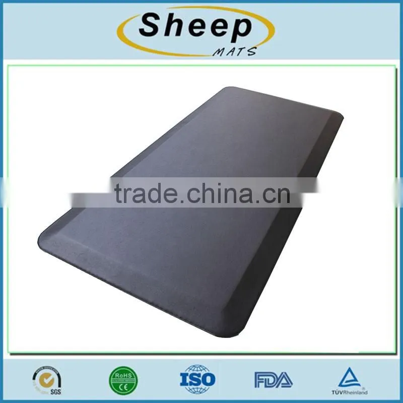 New arrival anti fatigue polyurethane smooth floor mat