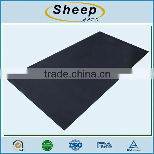 Custom black durable pvc foam floor protection fitness equipment mat