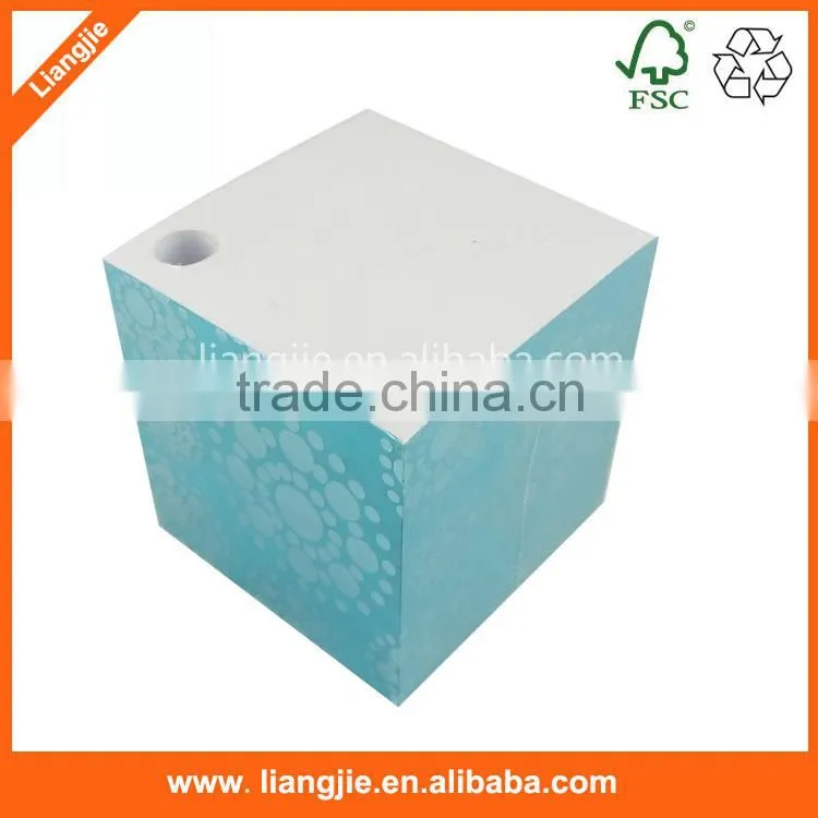 memo cube with pen holder, memo cube with pen holder, note cube with pen holder