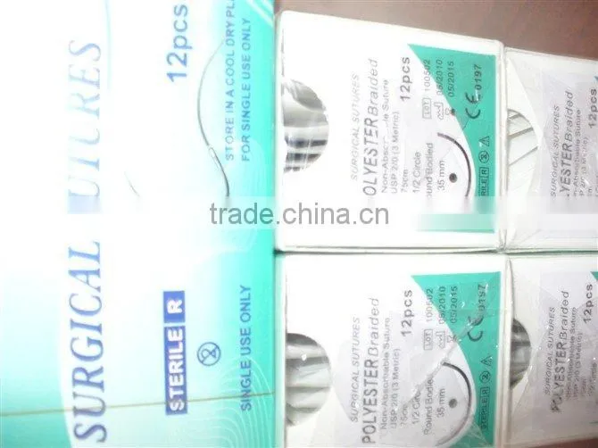 Medical Polyester Thread With Needle