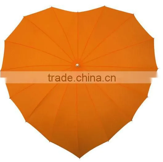 Frilled Heart Shaped Umbrella