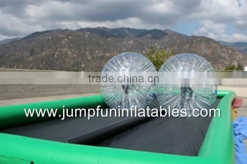PVC Zorb Ball with Inflatable Race Track for Human Zorb Balls