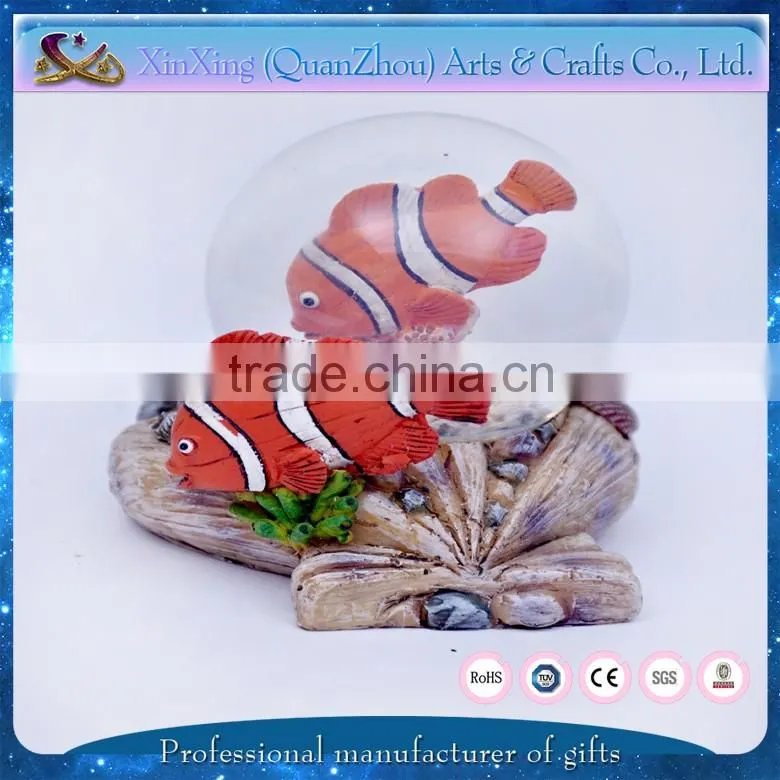 personalized birthday gift cheap custom resin snow globe