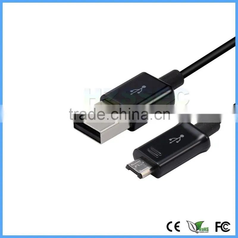 1m length premium male to female micro usb cable power charger data cable for Samsung N7000 9300