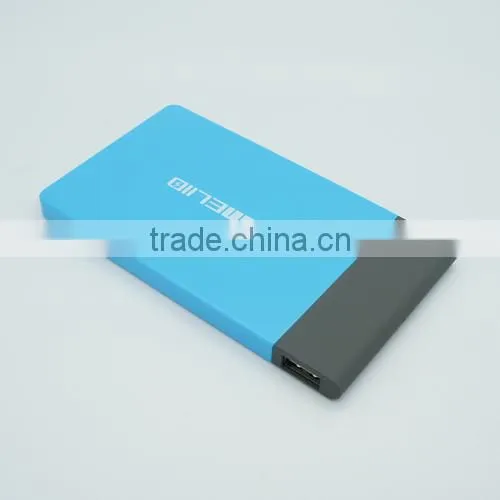 credit card size power bank 4600mah power bank charger