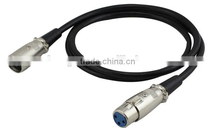1.5m 5F XLR AV cable 3pin male to female microphone cable