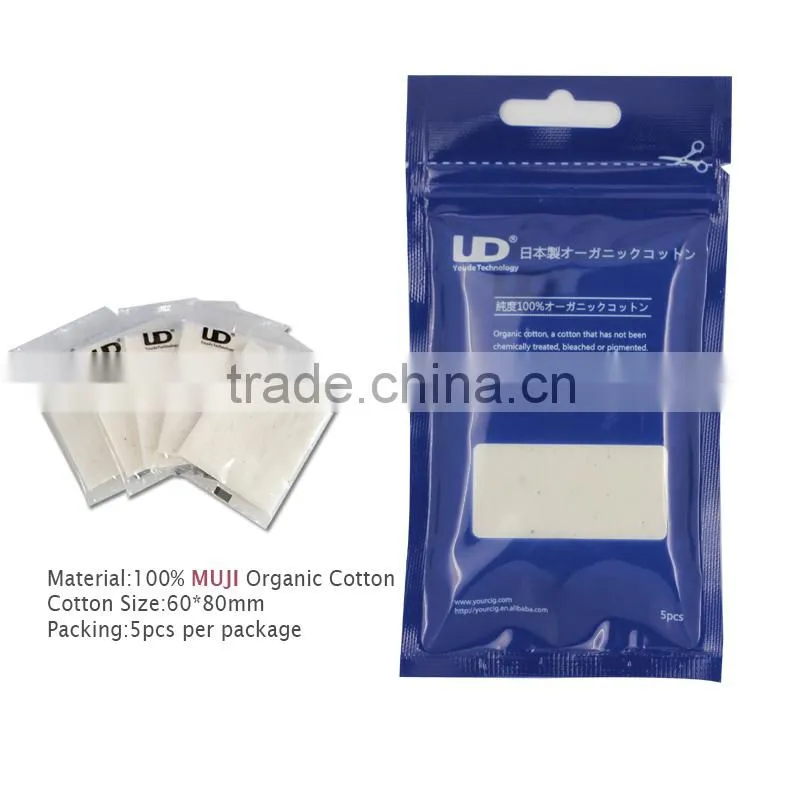 High quality 2016 UD Organic vape cotton