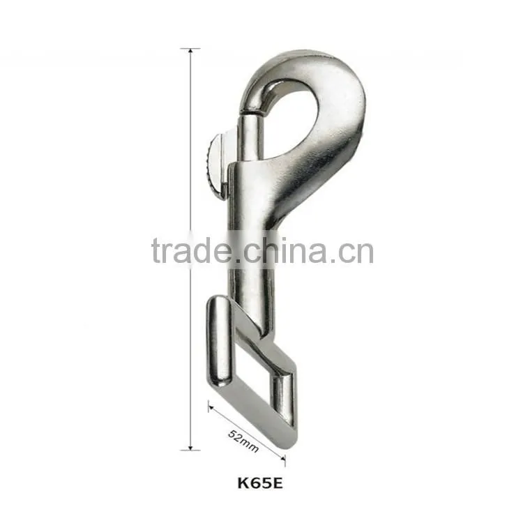 Hook Type and zinc alloy Material Shrimp snap hook