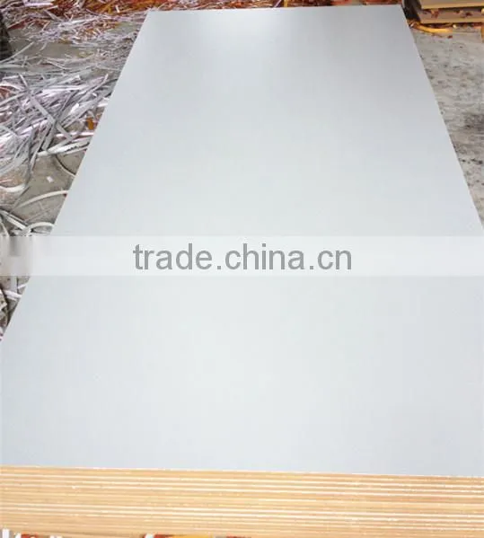 18mm double sided melamine paper mdf board from Linyi