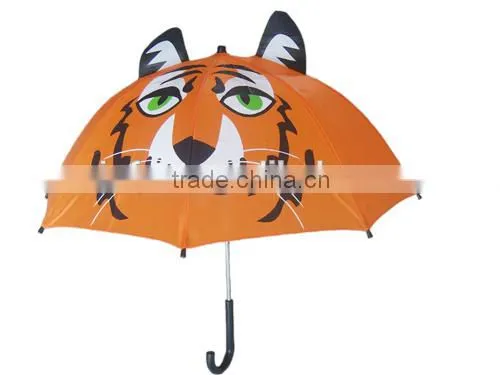 2014 Tiger Umbrella Children umbrella Cartoon kid Umbrella