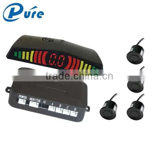 CE RoHS certification parking system ultrasonic sensor 4 sensors car parking sensor system