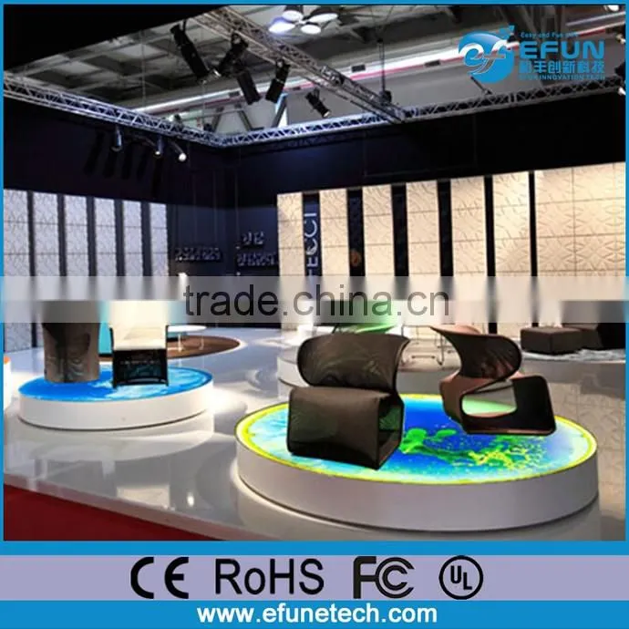 High-end modern liquid table,luxurious color led decorative liquid table top