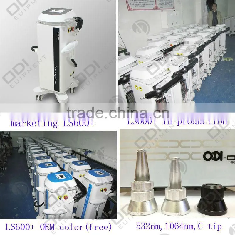(LS600-B)Tattoo Laser: 1064nm 532nm Nd Yag Laser Tattoo Removal Machine for Beauty Salon(CE approved)