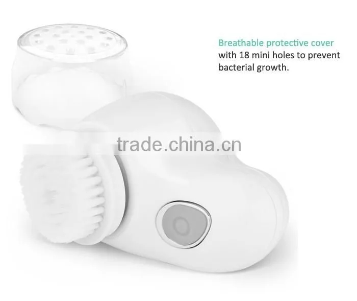 Battery operated electric facial cleanser