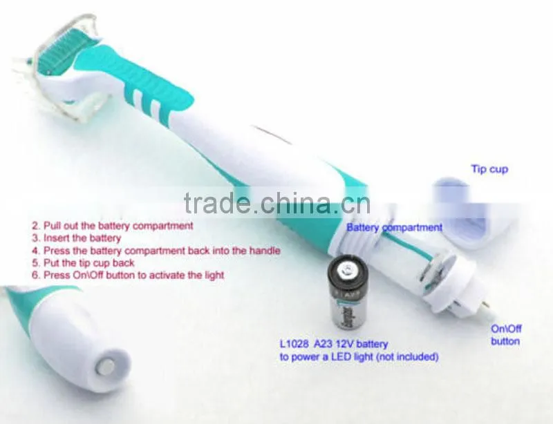 LED derm roller phone roller with 4 bio lights galvanic derma roller