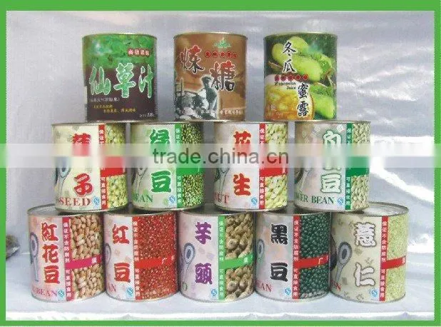 canned beans, canned green beans