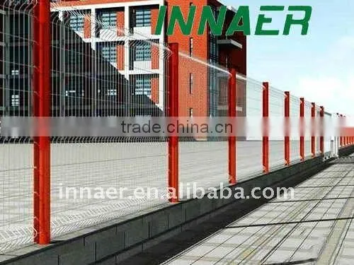 galvanized triangle bend welded fence for security protection(factory)