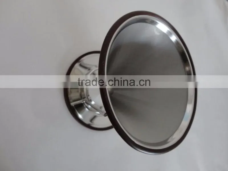 Stainless Steel Pour Over Coffee Dripper Permanent Reusable Paperless and Washable Stainless Steel Coffee Filter Cone