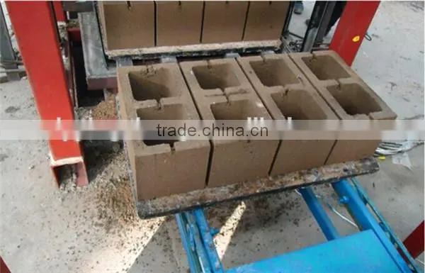 Low price semi automatic QT40C-1 high quality concrete block making machine